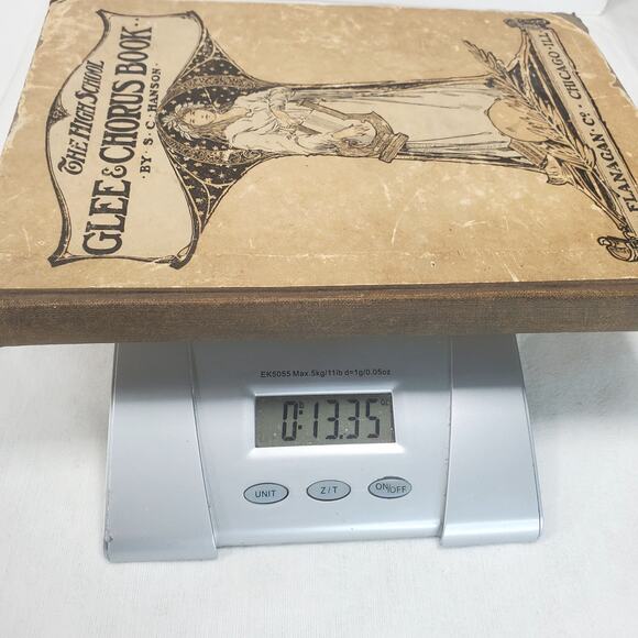 Antique Music Book The High School Glee and Chorus Book 1903 HC Flanagan Co - Picture 15 of 15